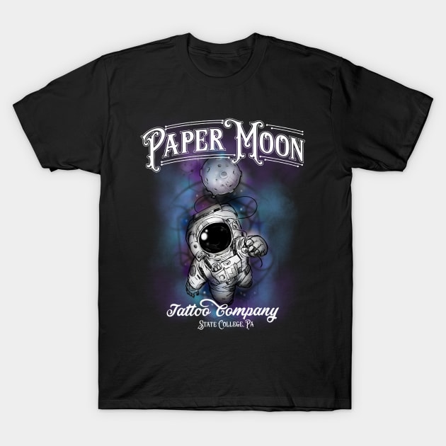 Paper Moon Tattoo Co Moon Man T-Shirt by PaperMoonTattooCo